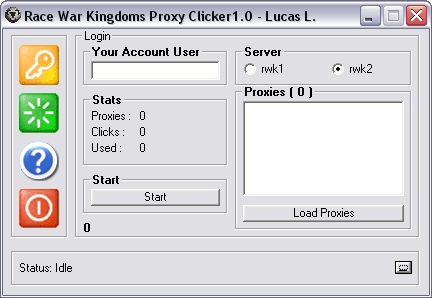 Screenshot for Race War Kingdoms Proxy Clicker 1.0